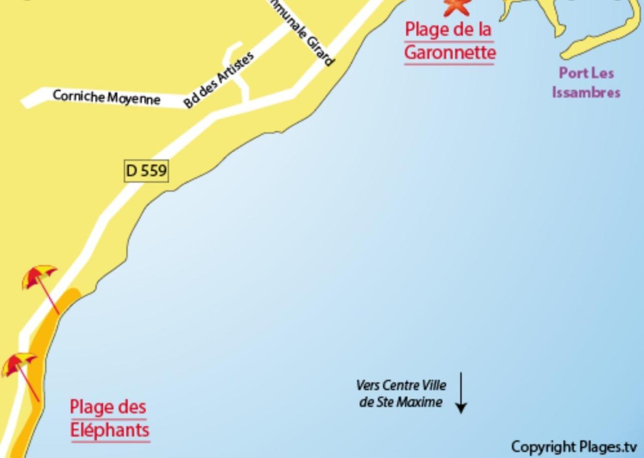 Villa Provencale A Sainte Maxime, Golf De Saint Tropez Kültér fotó